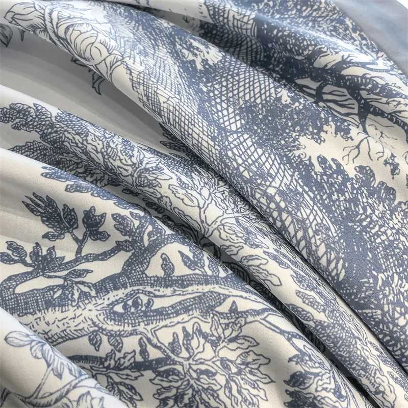 Bedding Set Luxury Natural Eucalyptus Fiber Lyocell | Soft Silky Skin-Friendly Forest Plants Leopard Print Duvet Cover Sheet Pillowcases