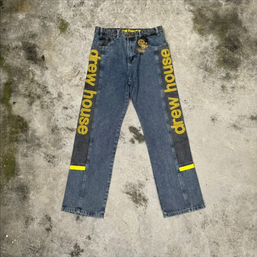 DREW HOUSE Design Jeans for Men and Women Casual Pants