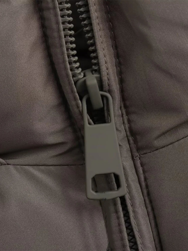 European and American style womens clothing cotton short hooded thick jacket coat 250911