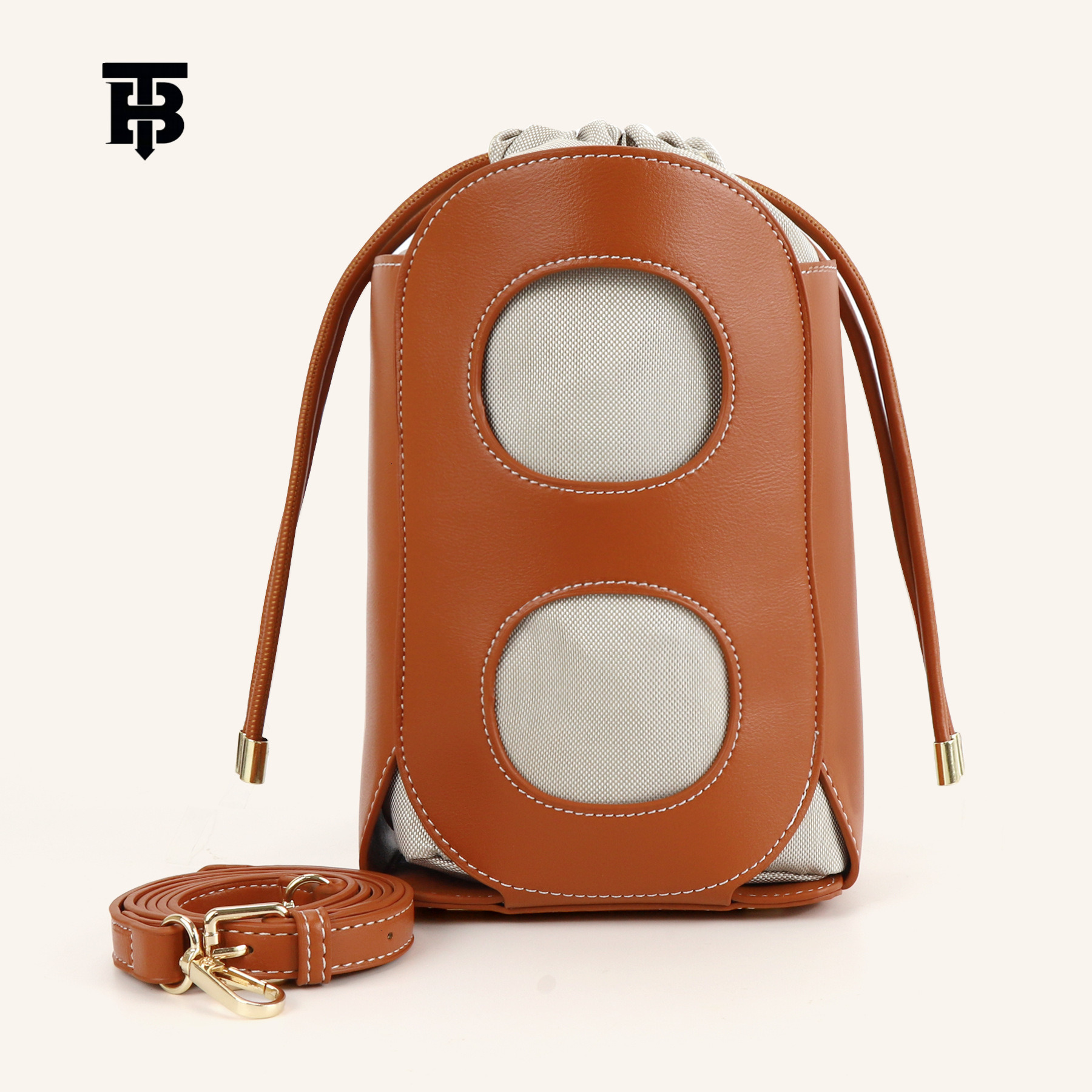 TB BHULAMTE Women's Luxury New Hollow Shoulder Crossbody Bag European And American Fashion Bucket Bag Versatile Simple Handbag Free Shipping Desi