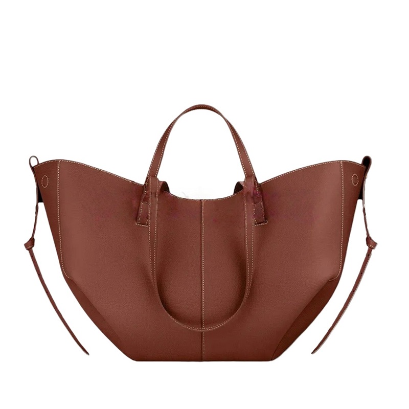 Tote half moon cyme bags designer women shoulder bag genuine leather letter solid color lady tassel handbag fashion xb190