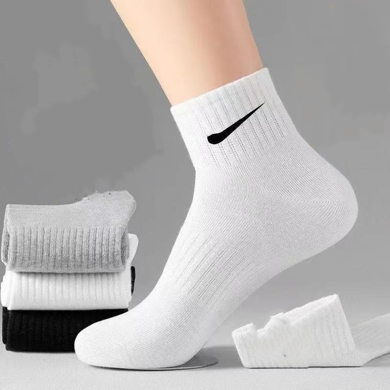 Designer Socks Mens Womens Thickened Cotton Sport Socks Solid Color Black White Gray Breathable Cotton Socks Letter Breathable Cotton Jogging Basketball Football
