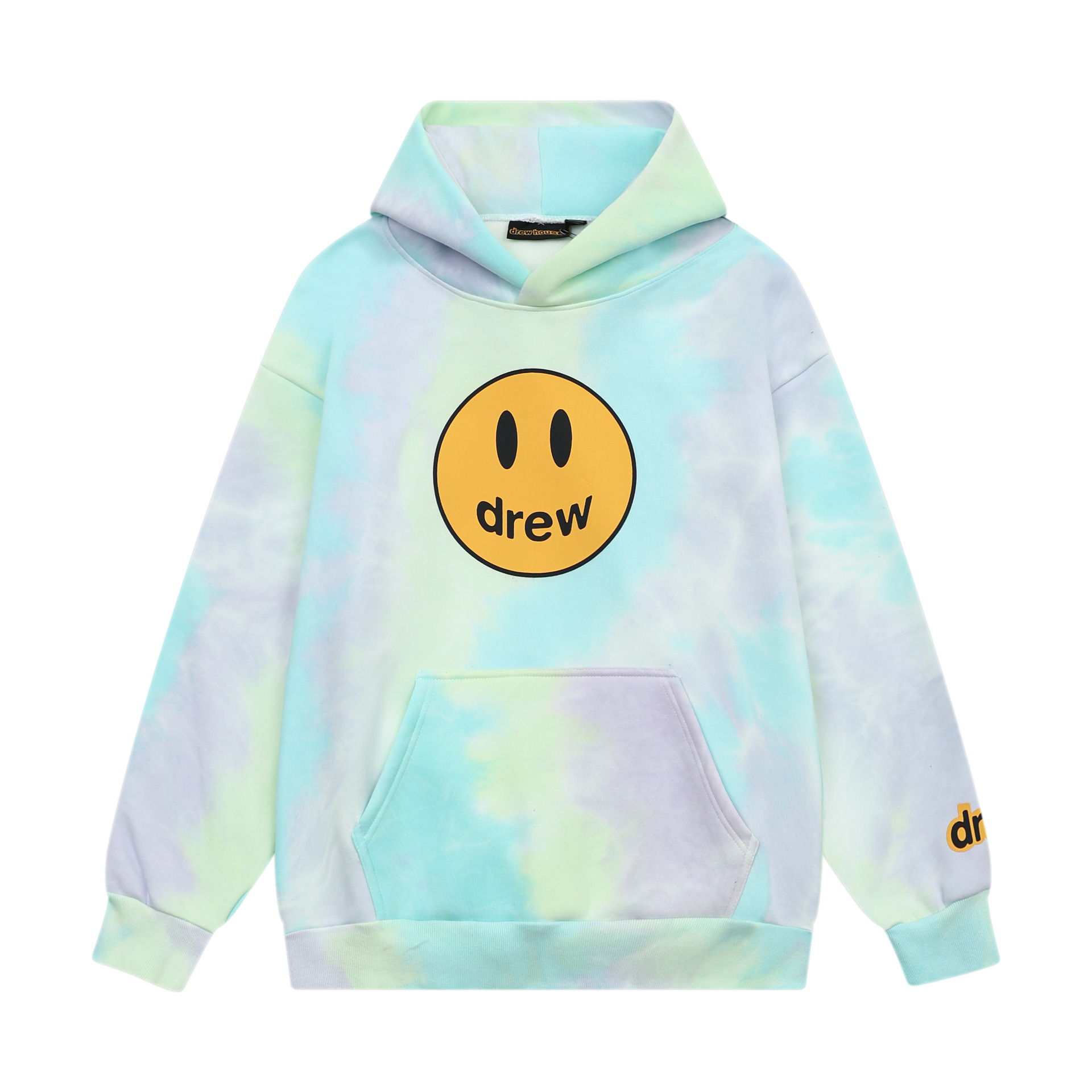 DREW HOUSE Designer New Hoodies Tie-dye smileyface