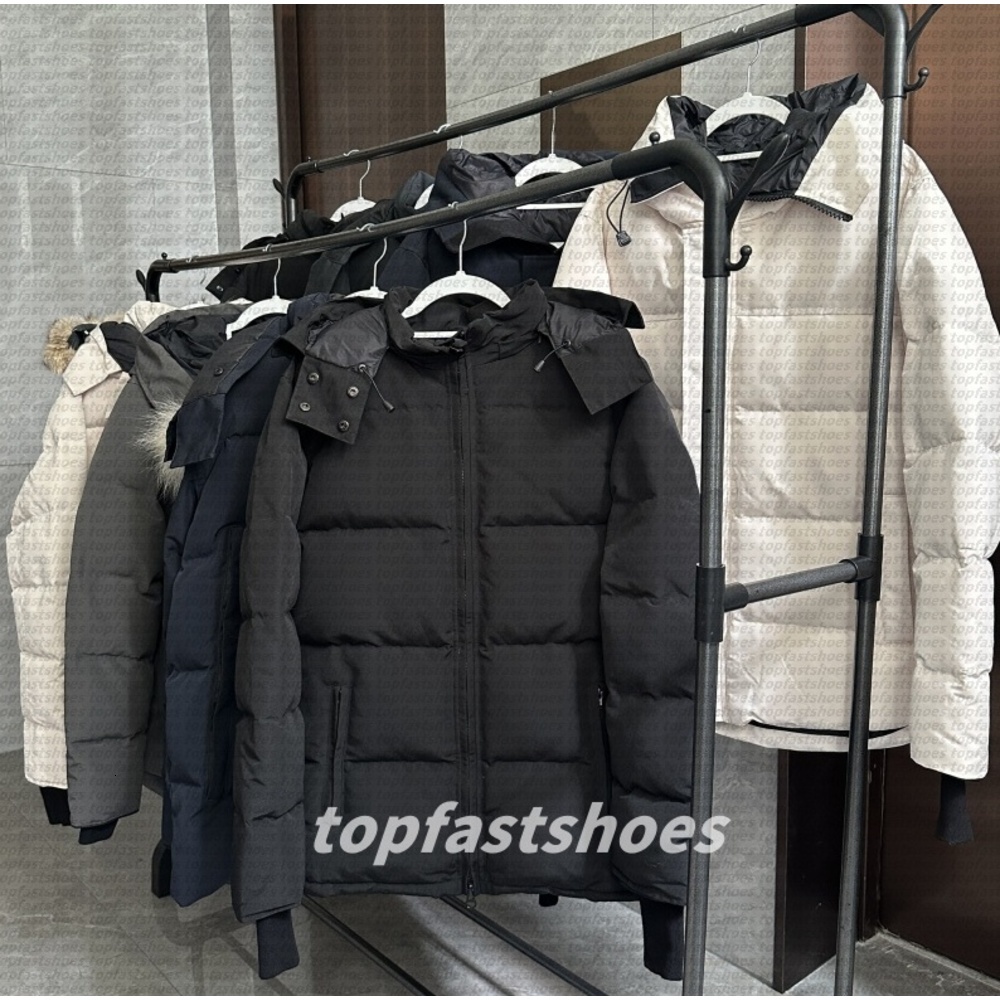 Jacket Down wyndham parker Women Men canadian Fur Collar Medium Length Winter New Style Overcame Clothes Thick High-End Duck Downs Mens Clothing XS--3XL a386