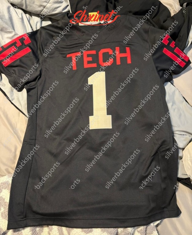 Personalized 2025 American College Football Jersey 44 STILL TIPPIN 5 PATRICK MAHOMES MICHAEL CRABTREE Movie V-Neck Embroidered Stitched Letters Short 