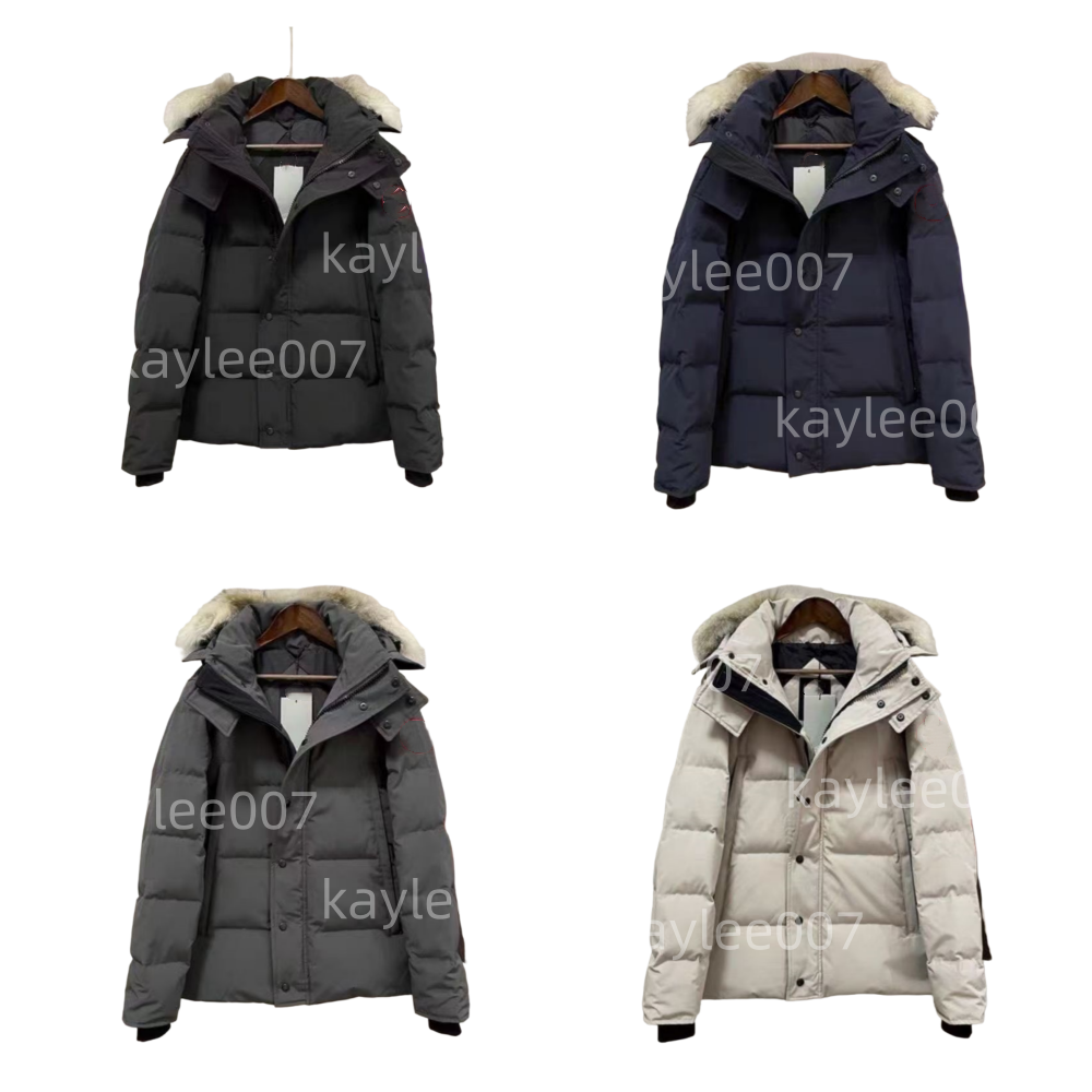 Designer winter puffer jacket mens down jacket men women parka Outerwear outdoor Wolf Fur Hooded black jackets womens parkas classic coat winterjacke coats 06