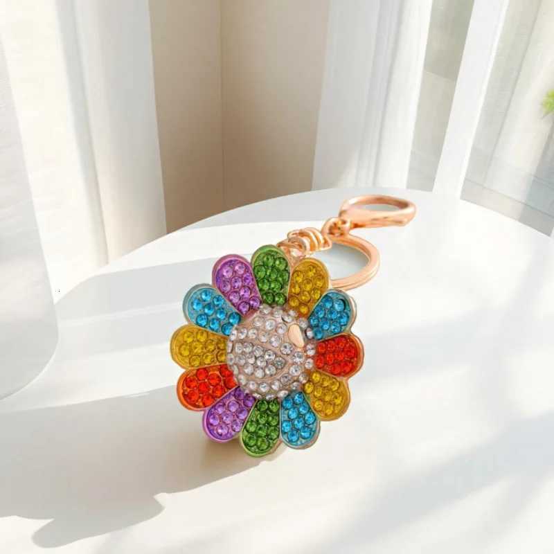 Rural Style Sweet Suower Car Keychain Bag Decoration Floral Accessories X250822