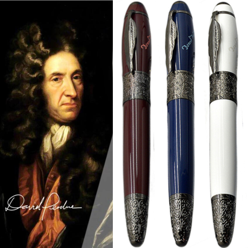 Daniel Defoe Monte Ballpoint/Rollerbll/Fountain Pens Luxury Maple Leaf Clip Design Writing Office Stationery As Gift Pen With Serial Number
