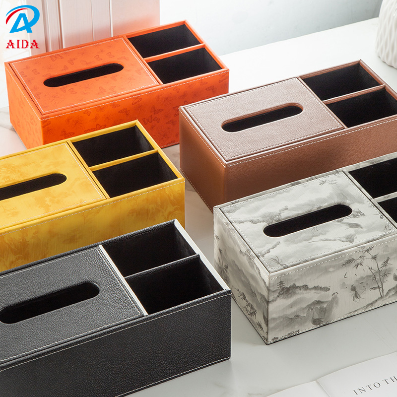 Creative Customizable Leather Paper Towel Holder for Cars - Premium Design