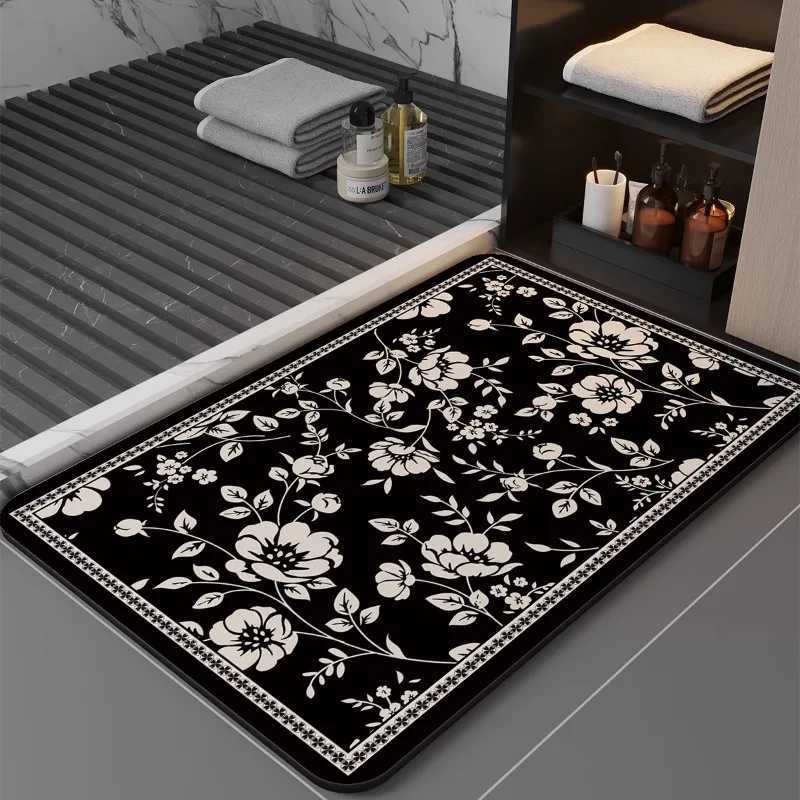 100% Designer Absorbent Mat Bathro Floor Mat Toilet Door Luxury Non-Slip Foot Mat Entry Door Mat Carpet G250822