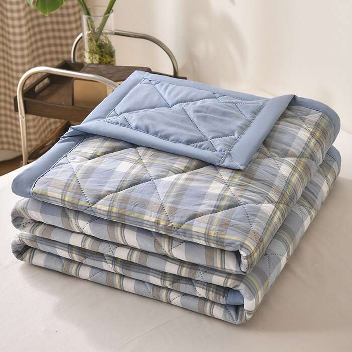 Lanjia- 2025 Washed Cotton Summer Cool Air Conditioning Quilt Ultrasonic Embossed Gift Live Streaming Promotion 9B894