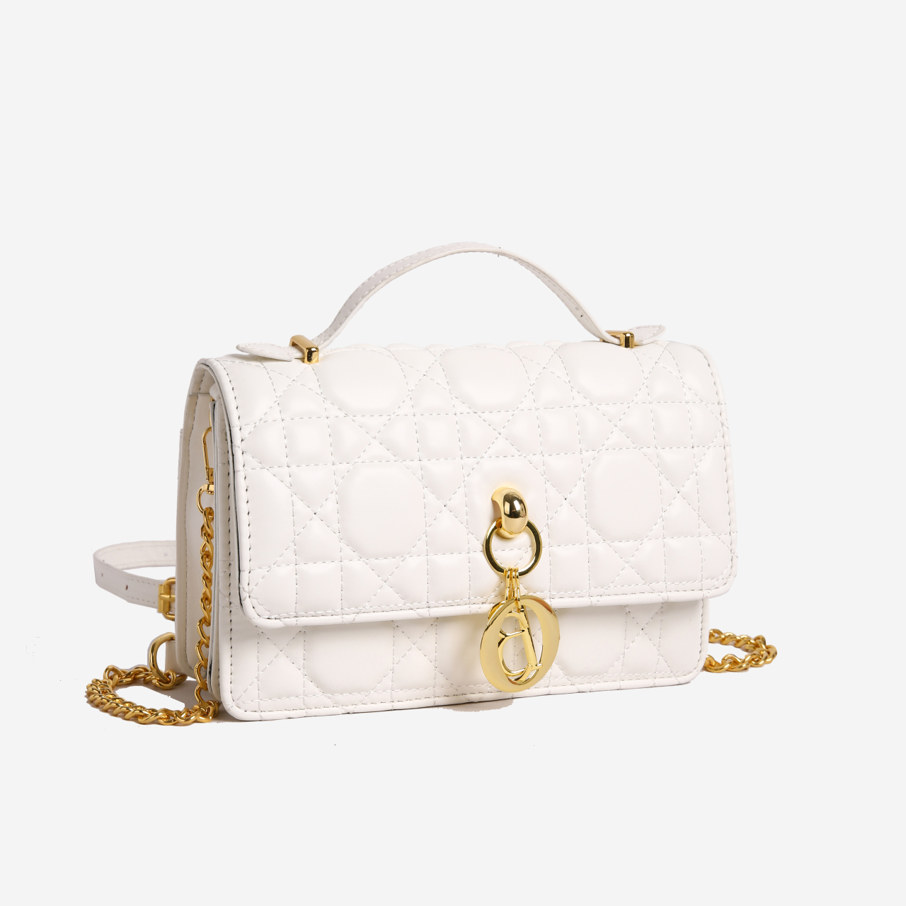 Genuine leather women's handbag original fashion leather embellishment embossed letter design, simple casual backpack, simple leather bag 2025 mo