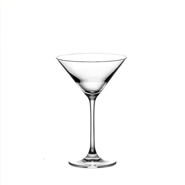 Wholesale 230ml Lead-Free Crystal Goblet Modern/Classic Colored Wine Glass with Long Stem for Martini S99MN23
