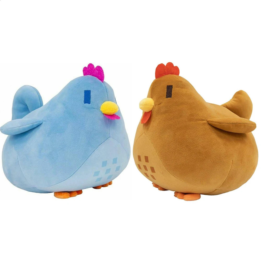 22cm Adorable Stardew Valley Chicken Plush Toys Soft Stuffed Animal Pillow Kids Christmas Gifts Home Decoration 250822