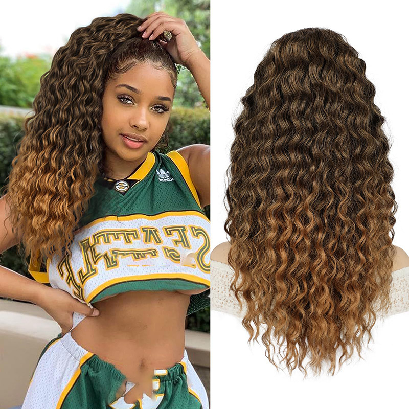 Ponytail Hair Extensions for Women With Small Curly Fluffy Brawstring Ponytail j15