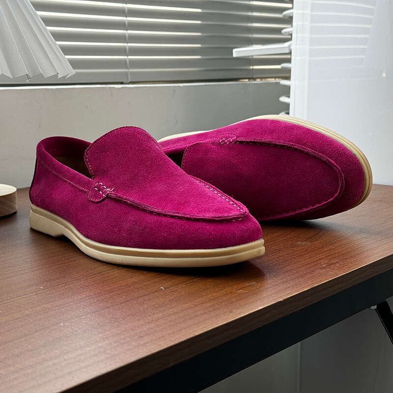 Summer Loafers British Style Business Casual Slip-On Leather Breathable Youth Formal Men's Shoes 8253-H