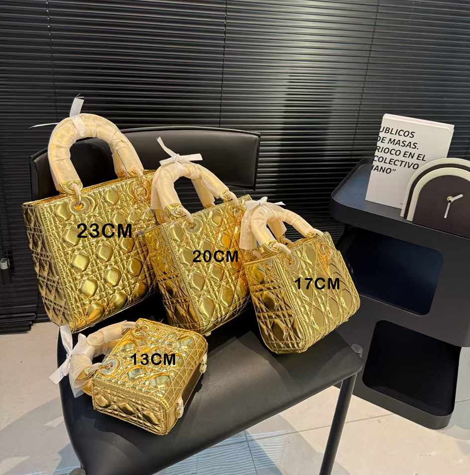 Designer lady handbag genuine leather shoulder bag Multiple colors Four sizes available 13CM 17CM 20CM 23CM