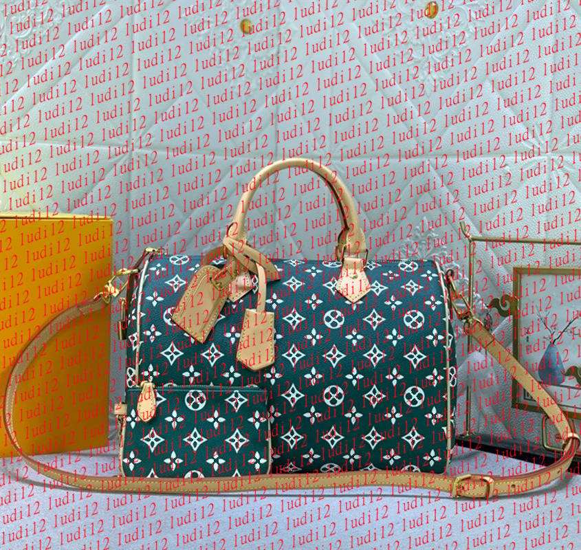 must have designer handbag Speedyity30 Womens crossbody shoulder bag mirror quality Luxury Pillow bag leather chain bag travel Classic Flower Checked tote purse