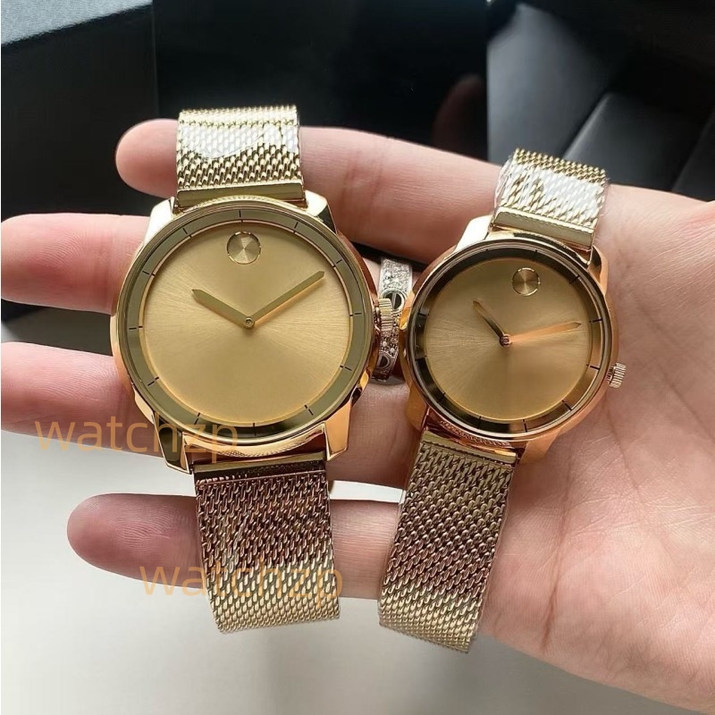 The latest luxury and fashionable couple watches, high-quality stainless steel straps, 42MM for men and 36MM for women available, free shipping