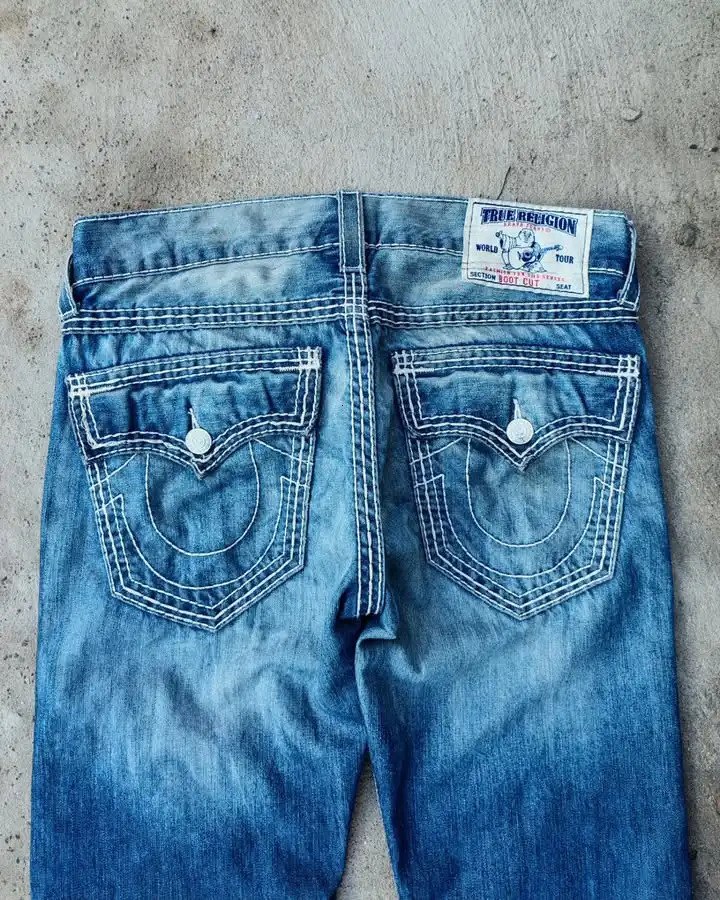 Jacket Denim Loose Two Piece Set Street Trend Men Women Comfort Vintage Pocket y Pattern Button Blue Clothing 250822