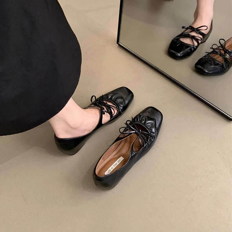 Jia Xi Tian Shi Silver Hidden Heel for Women Gentle Fairy Style Evening Thick Sole Mary Jane Shoes