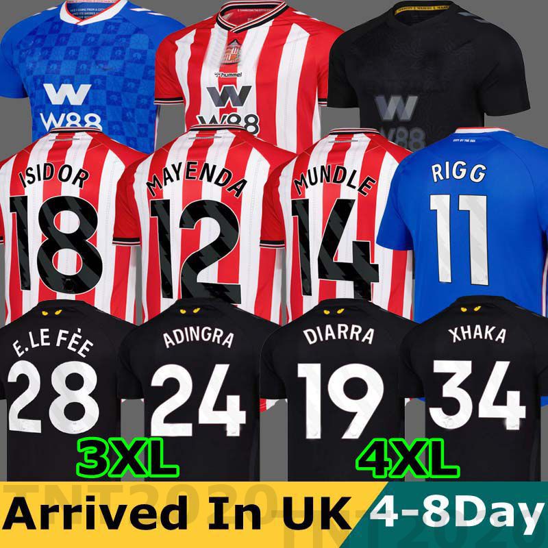 25 26 sunderland soccer jersey Isidor AWAY third Blackout Diarra Adingra Mayenda Rigg ROBERTS ba CLarke ALDERETE 2025 2026 football shirts top men kids kit