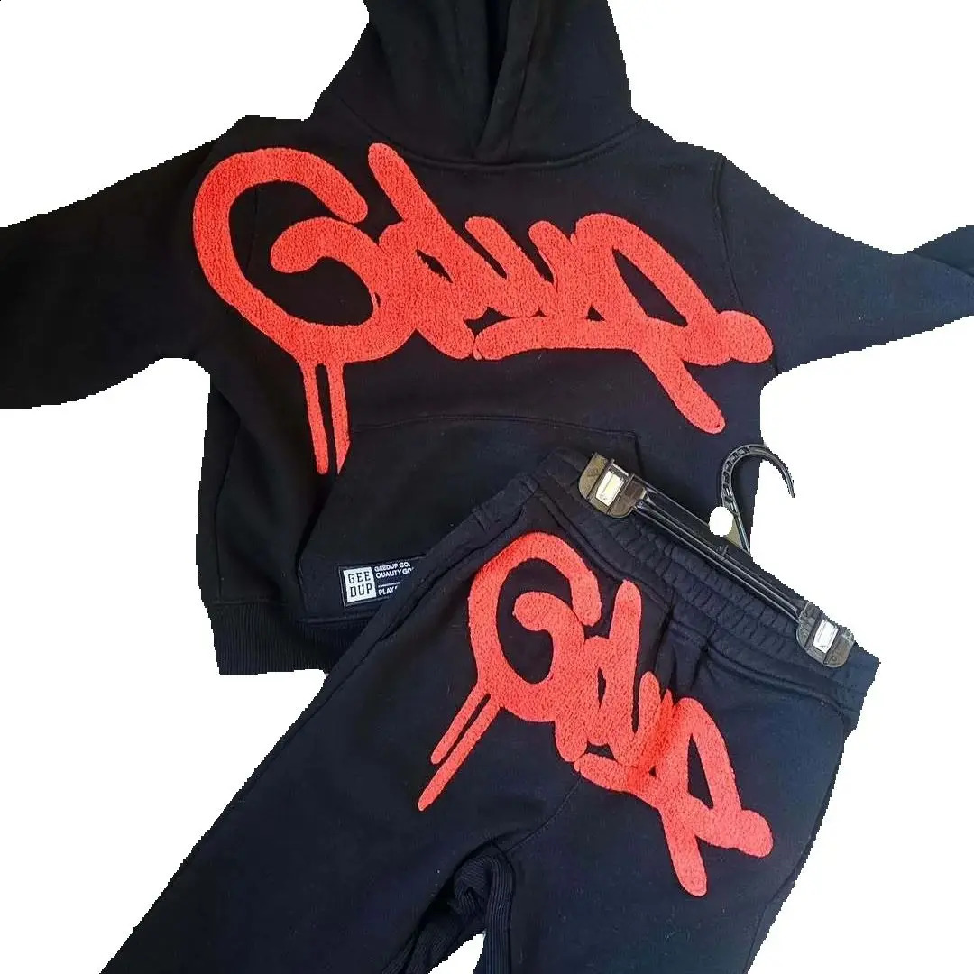 Trendy GEEDUP Alphabet Embroidered Hoodie Harajuku Hip Hop Pattern Super Large Sportswear Casual Jacket 250821