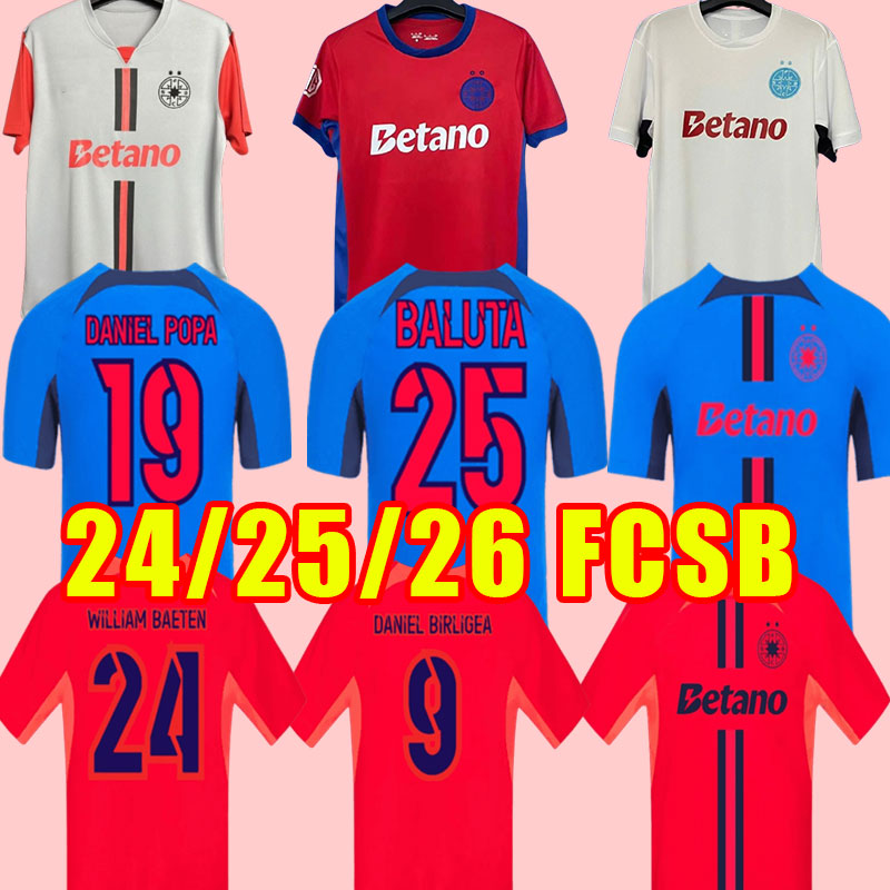 2024 2025 2026 FCSB Soccer Jerseys Football Shirts - MICULESCU STEFANESCU Vitezistii 24 25 26 Romania Liga