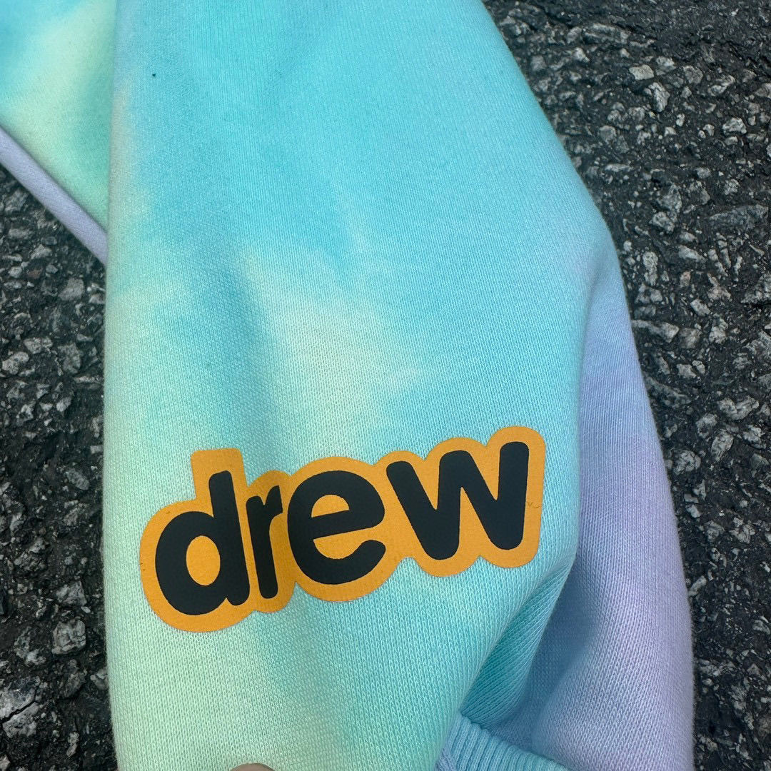 DREW HOUSE Designer New Hoodies Tie-dye smileyface