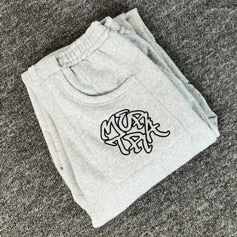 Designer Men's Pants Patchwork Mertra Embroidery Logo Men Women High Quality Trousers Jogger Drawstring Sweatpants