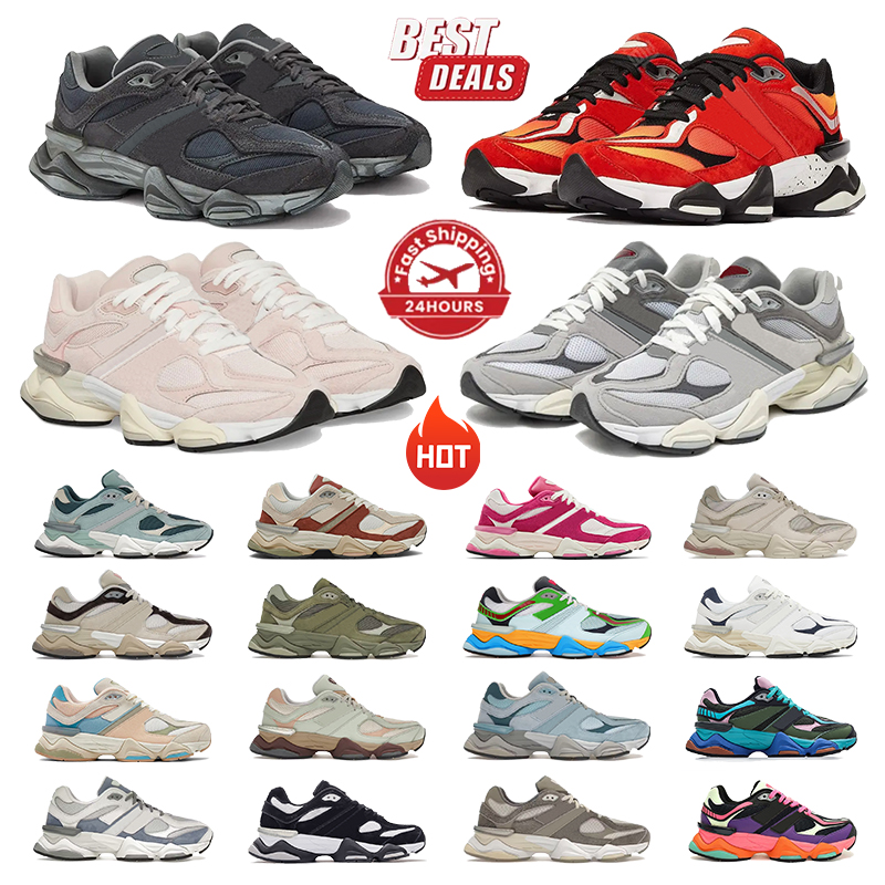 Hot Designer 9060 Shoes Men Women Sneakers Trainers Daily Outfit Running Shoes Triple Black White Brown Red Pink Grey Cream Outdoor Sport runner Hiking Shoe