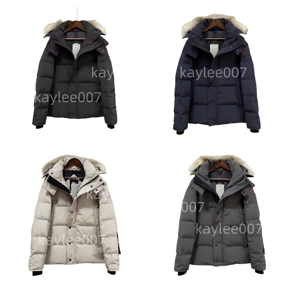 Designer winter puffer jacket mens down jacket men women parka Outerwear outdoor Wolf Fur Hooded black jackets womens parkas classic coat winterjacke coats