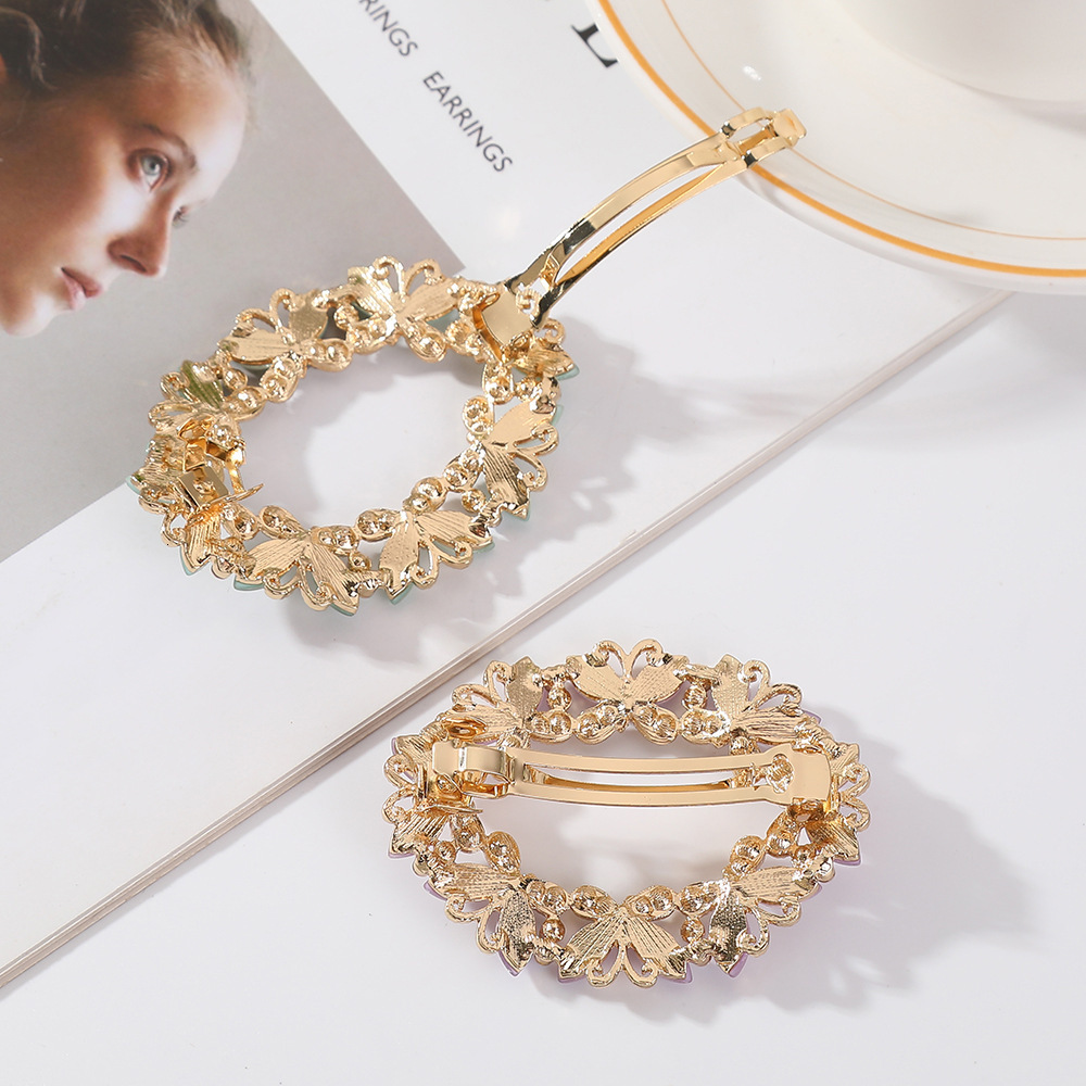 Korean Back of Head Elegant Bun Horizontal Women's Accessories, Hairpin, Ponytail Clip, Mom's Spring Hair Ornament SY-8027