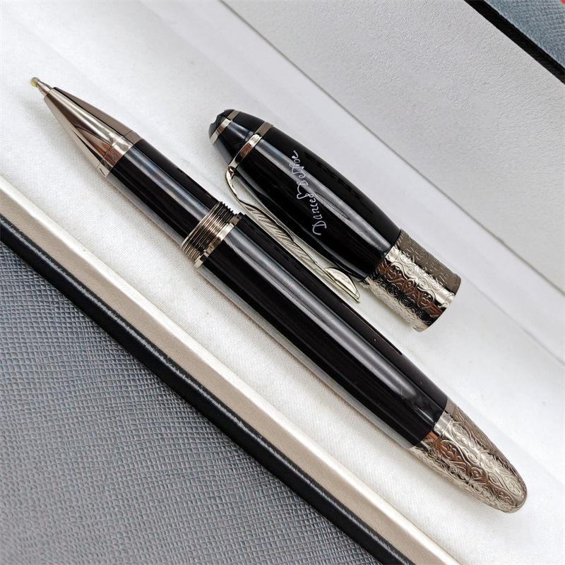 wholesale Daniel Defoe Monte Ballpoint/Rollerbll/Fountain Pens Maple Leaf Clip Design Writing Office Stationery As Gift Pen With Serial Number