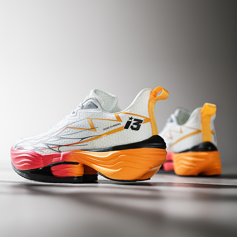 N HOT Designer free shipping Running Shoes Running shoes men comfortable breathable fashionable sports shoes couples thick soled