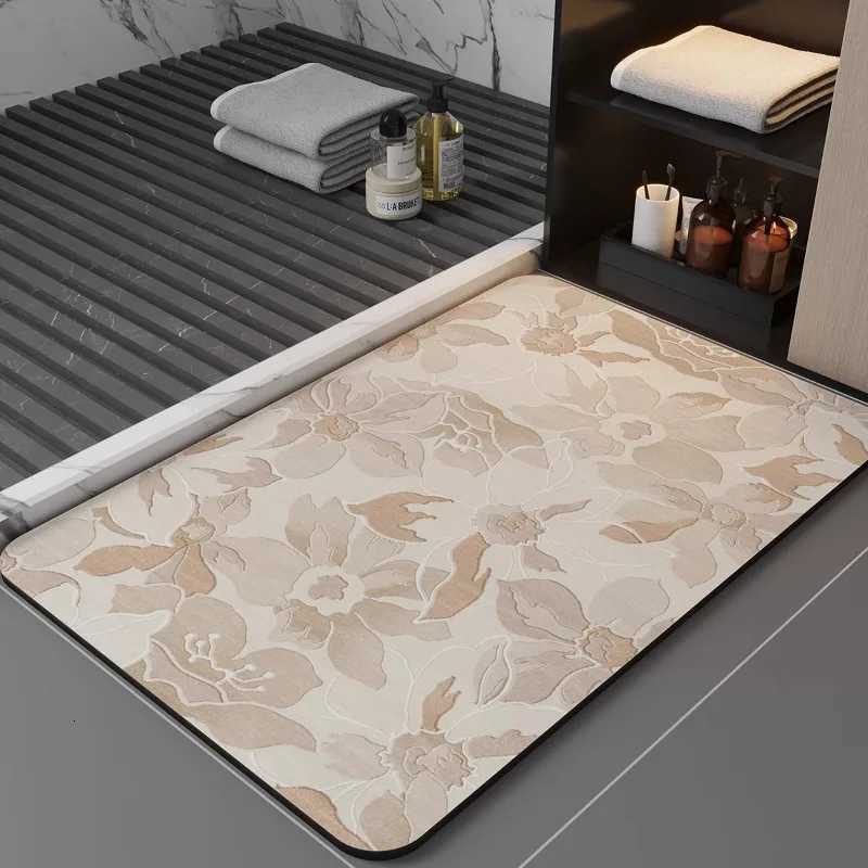 100% Designer Absorbent Mat Bathro Floor Mat Toilet Door Luxury Non-Slip Foot Mat Entry Door Mat Carpet G250822