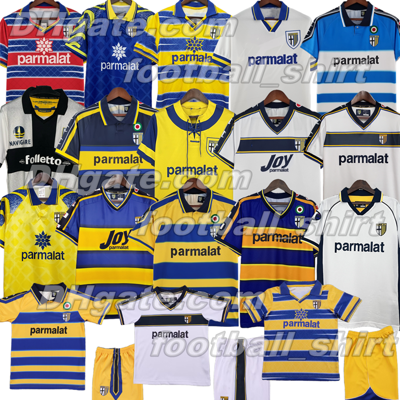 98 99 Parma Retro soccer Jerseys mens Classic kids BUFFON 95 97 98 00 01 02 03 2012 13 BAGGIO CRESPO CANNAVARO Vintage Football shirt PALLADINO STOICHKOV NAKATA THURAM