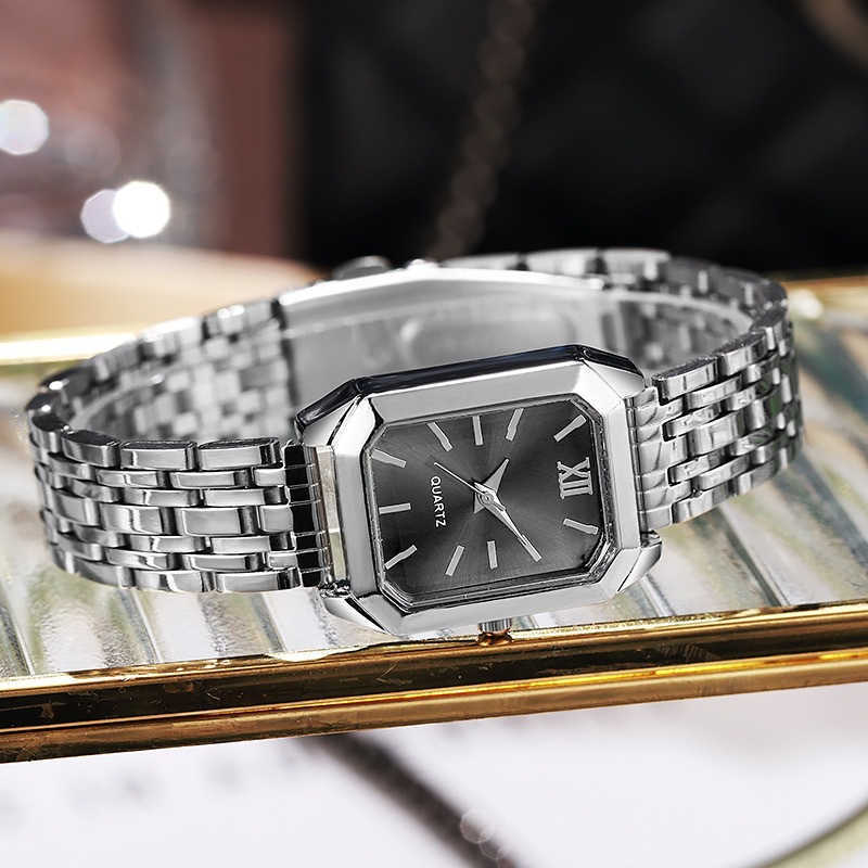 Gold Watches Women Elegant Small Square Dial Ladies Quartz Watch Simple Fashion Female Clock Womens Watch W250724