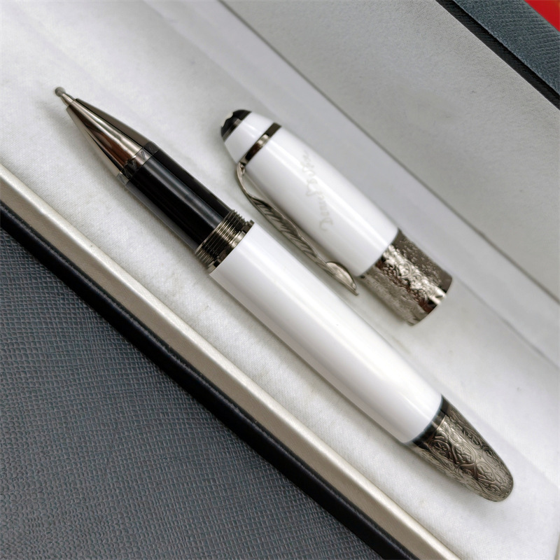 wholesale Daniel Defoe Monte Ballpoint/Rollerbll/Fountain Pens Maple Leaf Clip Design Writing Office Stationery As Gift Pen With Serial Number