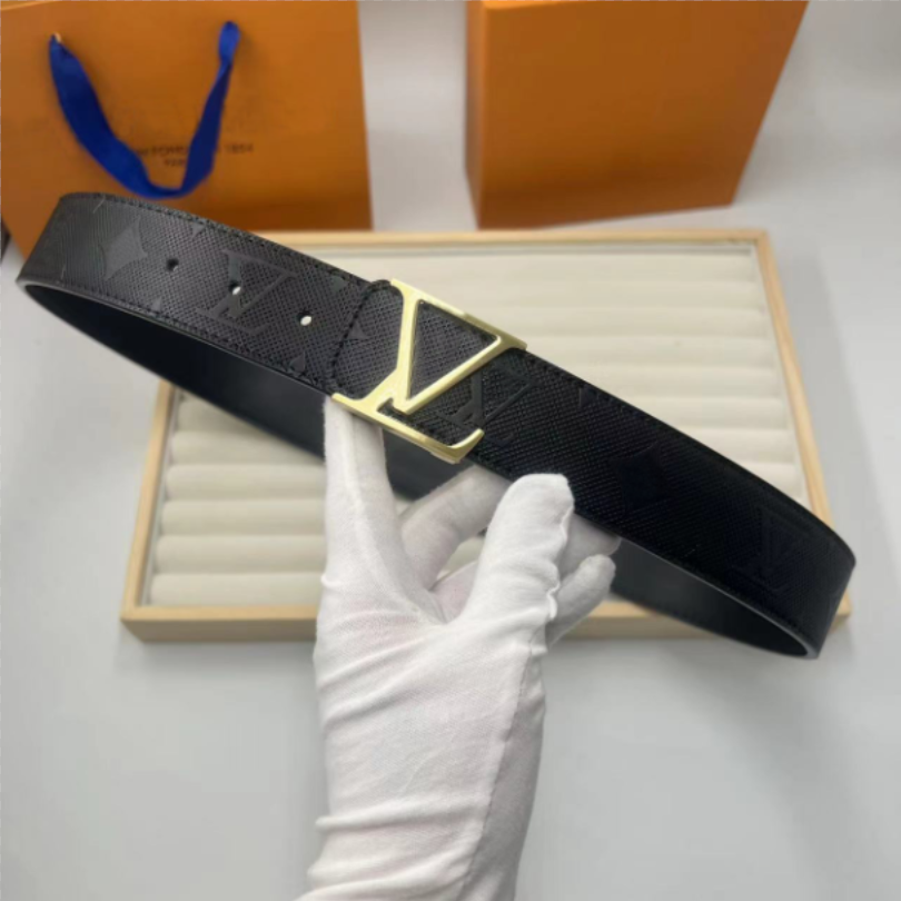 Belts for men designer Luxury Belt womens belts Luxury fashion belt Black -button pattern leather men designer belt with gift box high quality classic good with box