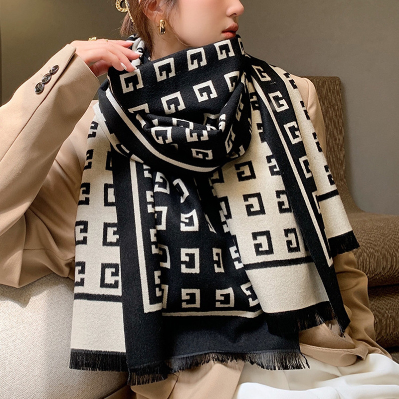 luxury designer scarfs scarf designers for women silk scarf designer sjaal echarpe silk scarf 100% cashmere bag scarf designer blanket 180x30cm With Box 2025