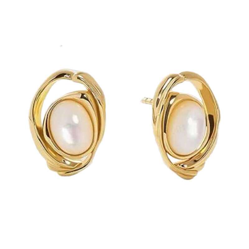 luxury jewelry earrings hoop Earrings gold with dia sier earring stainless steel jewelry for women daily Accessories party gift