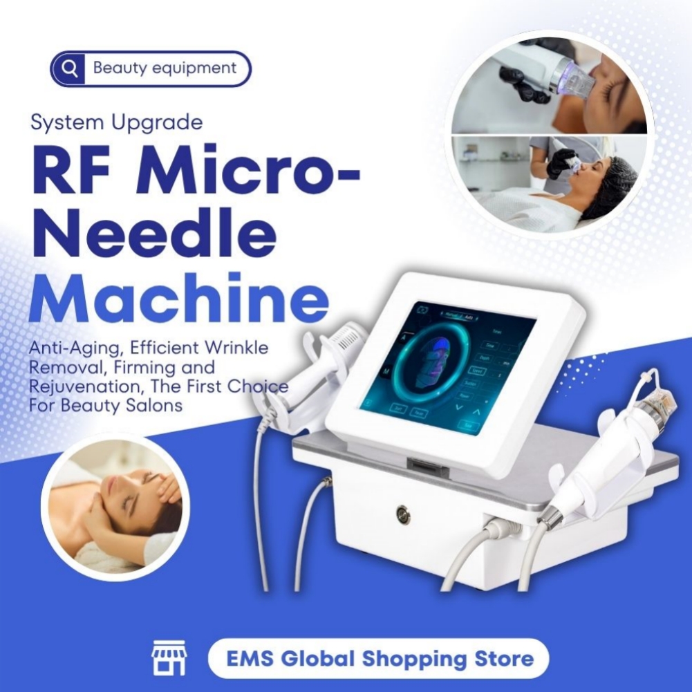 RF Lifting Machine with Microneedle Technology for Professional Skin Tightening, Anti-Aging, Wrinkle Removal and Beauty Salon Facial Treatments
