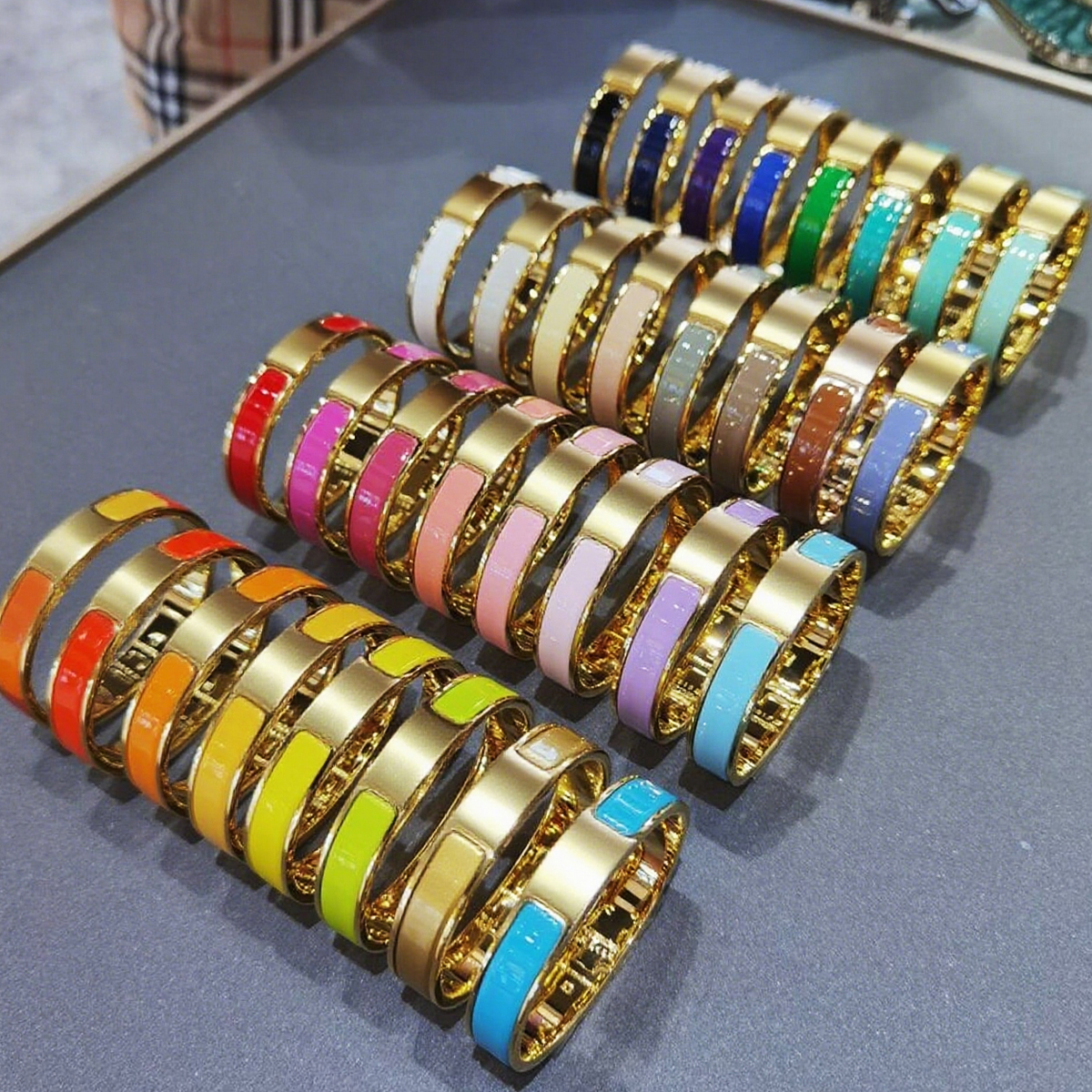 herme h jewelry mens for women bracelet gold braclet designer men enamel bracelet bangle size 1 7