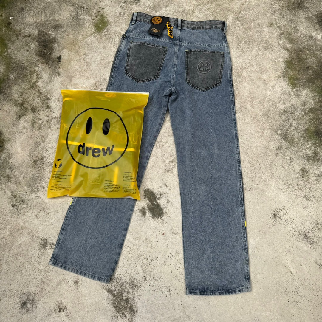 DREW HOUSE Design Jeans for Men and Women Casual Pants