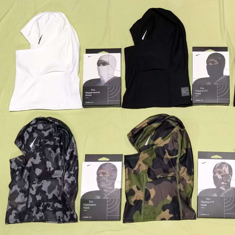 Black White Sports Ski Mask Designer Brand Outdoor Cycling Windproof Riding Mask Headgear Brand Sports Fa ce Mask Winter Hat Bonnet Men Neck Gaiter Head Beanie
