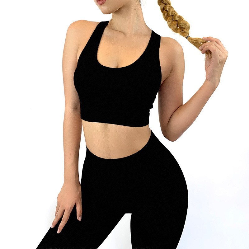 Yoga Suit Sets High Waist Tight Hip Seamless Yoga Pants New Long-Sleeved Sports Fitness Crop Top Gym Wear direct selling Ask customer service