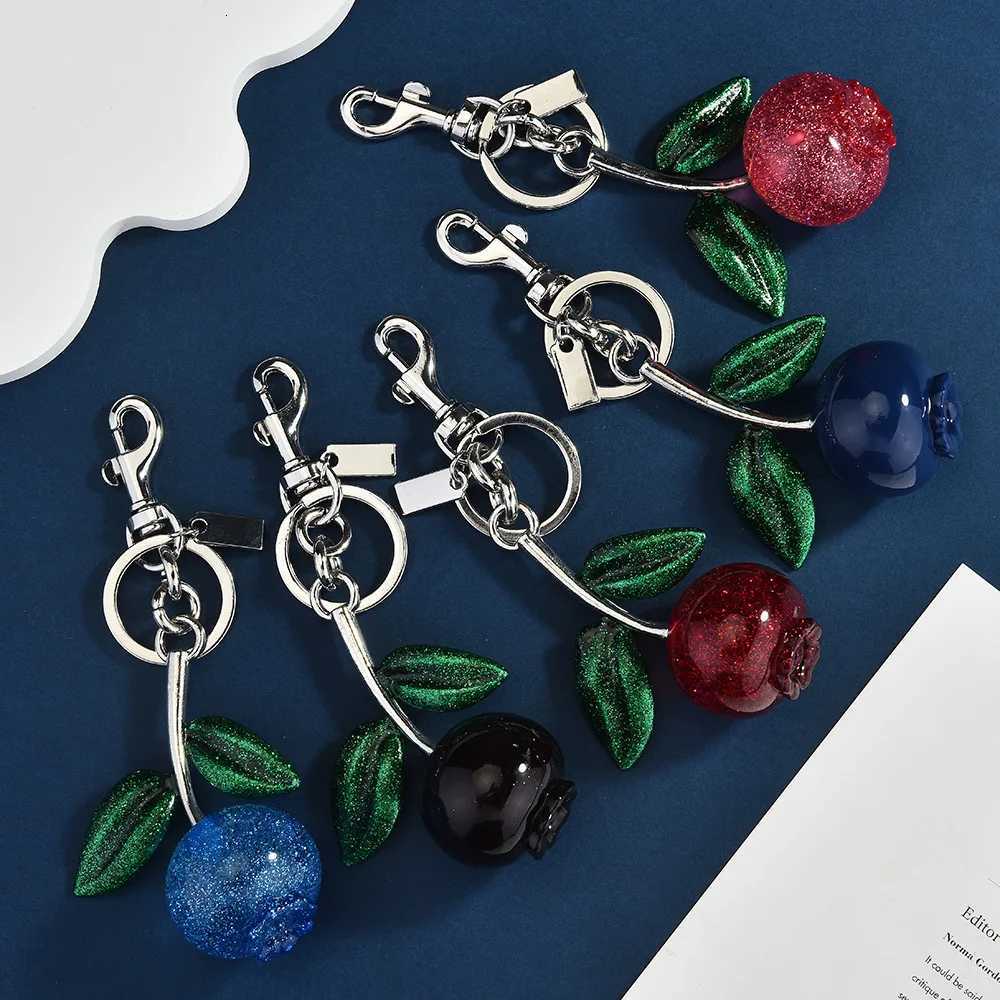 Small Fresh Countryside Blueberry Car Keychain Bag Pendant Fruit Accessories X250822