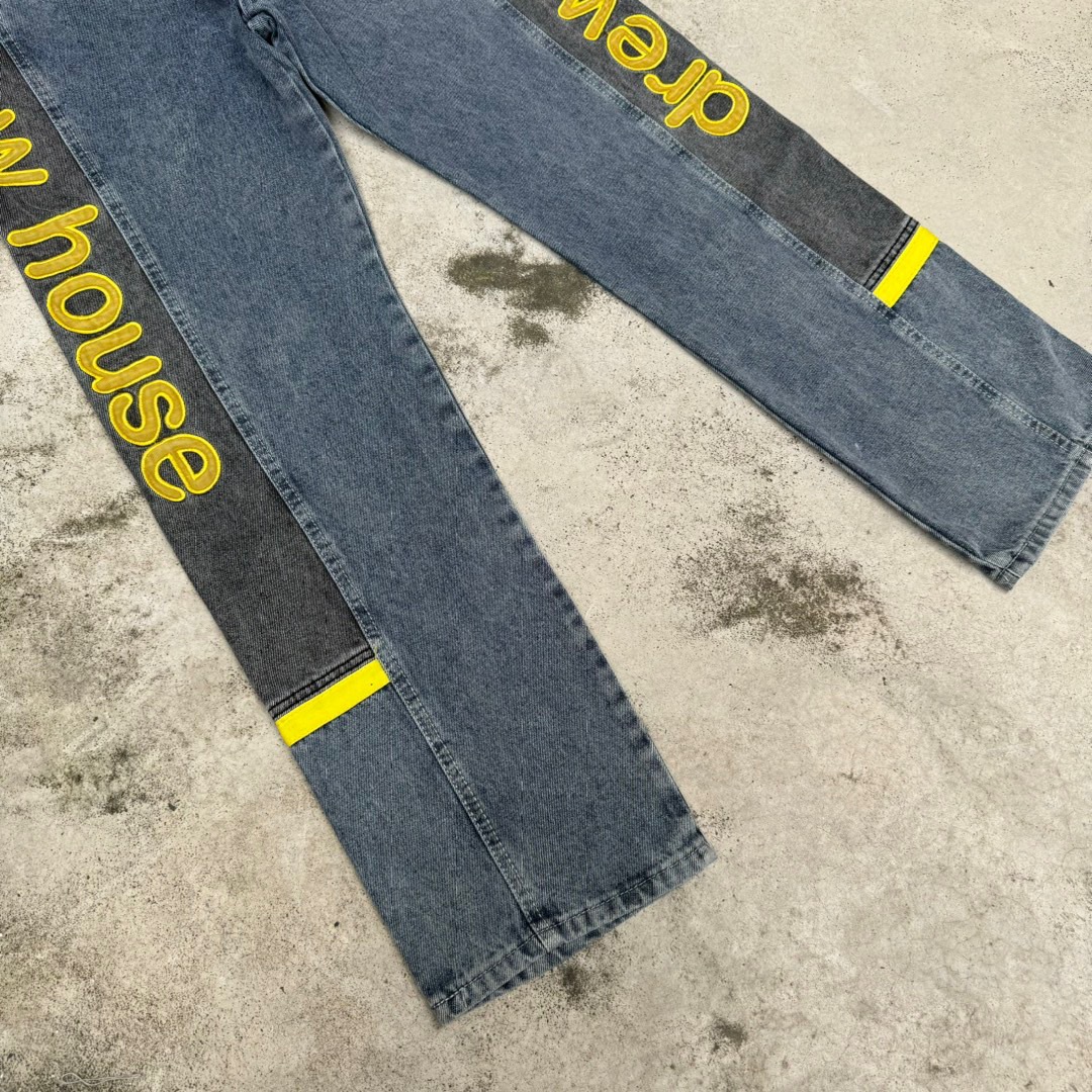 DREW HOUSE Design Jeans for Men and Women Casual Pants
