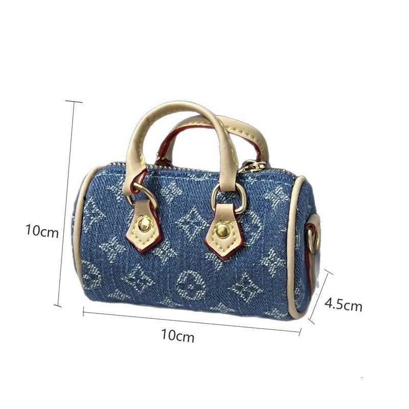 Mini Old Flower Pillow Bag Universal Coin Wallet Headphone AirPods Case Car Key Holder for AirPods 4/Pro2 Small Items Organizer Z250822